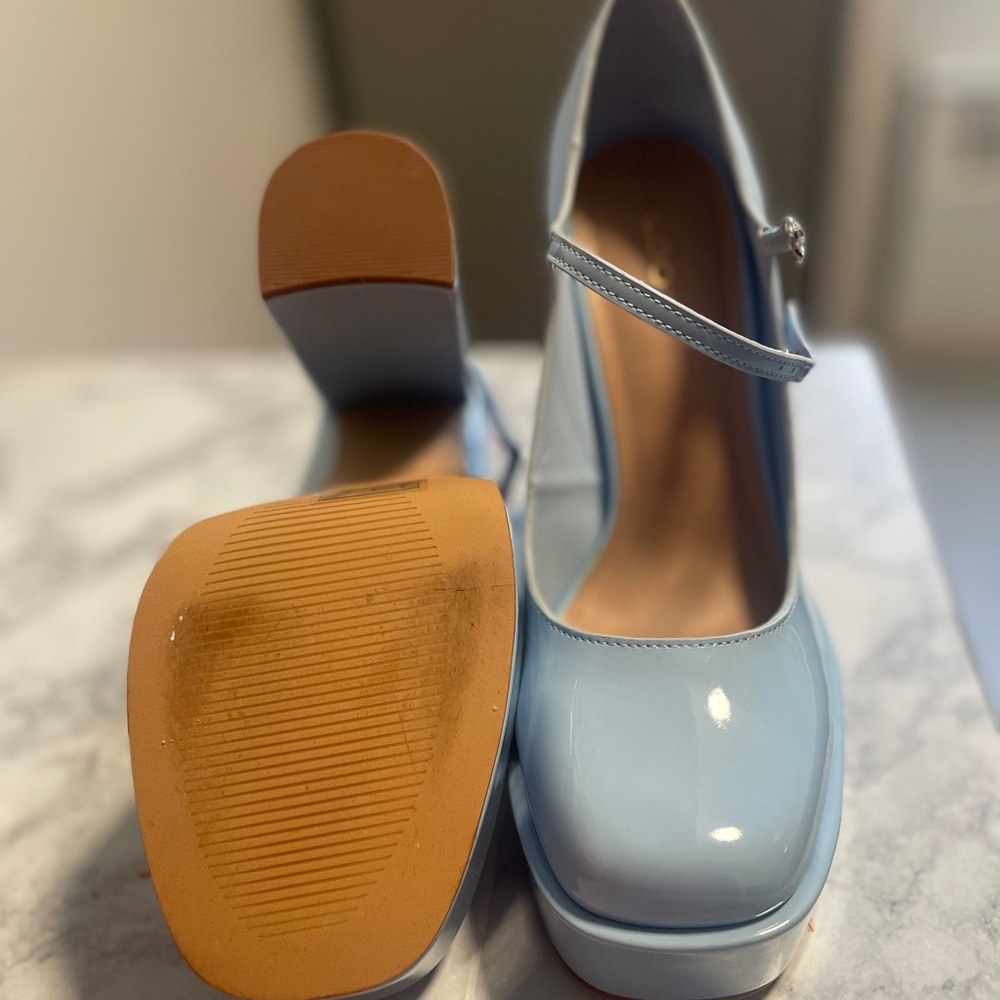 Baby blue Aldo shoes